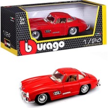 Aesco Burago 1:24 Mercedes Benz 300SL 1954 Model Koleksiyonluk Oyuncak Araba