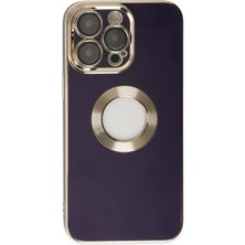 Mey İthalat Mey Ithalat®  iPhone 13 Pro Max Kılıf Store Silikon - Derin Mor
