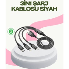 Hızlı Şarj Destekli Çoklu Şarj Kablosu – Seyahat ve Günlük Kullanım Nemere