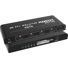 HypAirs S-Link SW-KC34 4 Port 4KX2K Hdmı Görüntü Çoğaltıcı Splitter Full Hd 3D Destekli