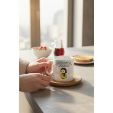 Şeytan Da Sanıyor Ki Yazılı Kupa Bardak – Komik Tasarım Seramik Kahve Kupası