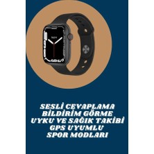Akıllı Saat Tema Değiştirme Uyku ve Sağlık Takibi Sesli Asistan Bildirim Görme Nemere
