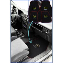 Ulus Tekstil Opel Vectra A Kasa Uyumlu 5 Parça Nakışlı Siyah Oto Halı Paspas Seti ‘’logolu’’ | 1.kalite Nakış