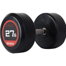 313 Sport 27,5 kg Kauçuk Kaplı Profesyonel Olimpik Dumbbell ( Dambıl )