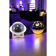 Hava Nemlendirici Masa ve Gece Lambası USB Projeksiyon Aromaterapi Nemere