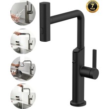 OEM Mutfak Evye Bataryası Bas Çek Su Arıtma Çıkışlı 3 Fonksiyonlu Fiskiye Şelale 7 Yıl Garantili Ithal