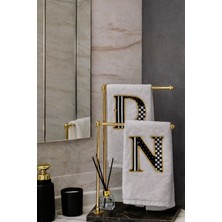 Geffprive Özel Tasarım Harf Nakışlı El Havlusu | 2'li Set