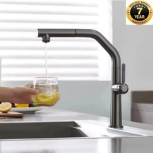 OEM Mutfak Evye Bataryası Hareketli Su Arıtma Çıkışlı 2 Fonksiyon Fiskiye Spiralli 7 Yıl Garantili Ithal