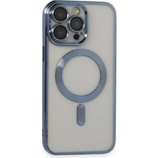 Mey İthalat Mey Ithalat®  iPhone 14 Pro Max Kılıf Kross Magneticsafe Kapak - Sierra Blue