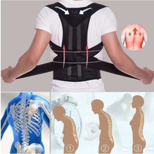 Allians Unisex Siyah Medikal Korse, Ortopedik Sırt Duruş Destekçisi