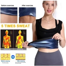 Allians Kadın Termal Sauna Atlet, Vücut Şekillendirici ve Sporcu Atleti, L Beden