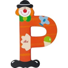 Aesco Eğitici Oyuncak Palyanço Ahşap Harf P