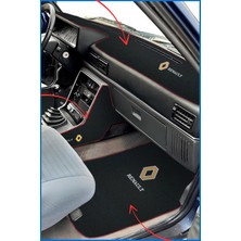 Ulus Tekstil Renault Broadway R9 R11 Spring Fairway Flash Torpido Vites Siyah Oto Halı Paspas Seti Full Takım Set