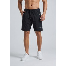 Sparrow Erkek Regular Biye Detaylı Baskılı Ince Nefes Alabilen Kumaş Şort