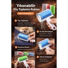 Mellie Professional Yıkanabilir Tüy Toplama Rulosu