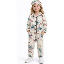 Modaplaza Kız Çocuk Stich Baskılı Pijama Takım