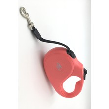 Subutu Seri Otomatik Makaralı Köpek Gezdirme 15 kg / 5 M Pembe