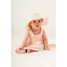 Chicsy Baby Tatlı Fitilli Şapkalı Fiyonklu Kız Bebek Elbisesi