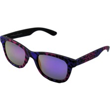 Italia Independent Italıa Independent 0090 Zeb 50 017 Havana Kırmızı  Wayfarer Mavi Unısex Güneş Gözlüğü
