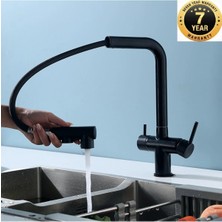 OEM Mutfak Evye Bataryası Dual Flow Su Arıtma Çıkışlı Spiralli Fiskiyeli 7 Yıl Garantili Ithal