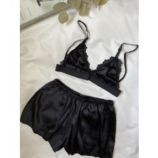 Nivolia Douce Saten Bralet Şort Pijama Takımı