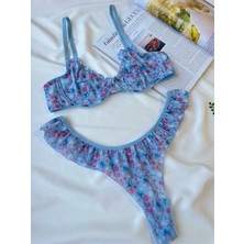 Nivolia Douce Tül Fırfırlı Bralet Sütyen Takımı