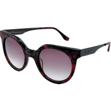 Italia Independent Italıa Independent 801 52 053 Ace Kırmızı Sıyah Kelebek Bordo Kadın Güneş Gözlüğü