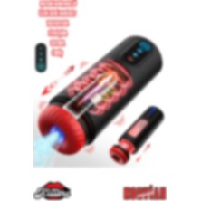 Kissers Ileri Geri Hareketli Rotasyonlu Isıtmalı Titreşimli Emiş Modlu Tam Otomatik Mastürbatör