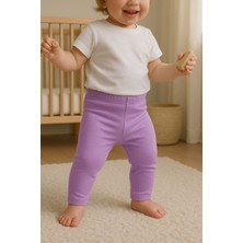 Chicsy Baby Unisex Bebek Düz Renkli Organik Kumaş Tayt Ilkbahar Yazlık 3-12 Ay