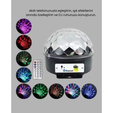 Astraltech Bluetooth Kontrollü Masaüstü Disko Topu Işığı – Renkli LED Işık Gösterisi ve Uzaktan Kumanda