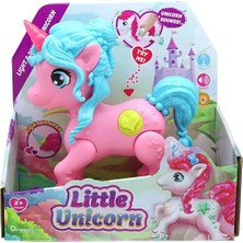 Oyuncak Vitrinim Little Unicorn Sesli ve Işıklı Pembe 18 cm Süper Kaliteli