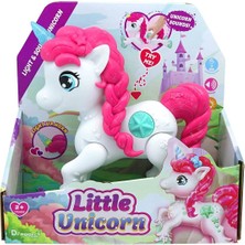 Oyuncak Vitrinim Little Unicorn Sesli ve Işıklı Beyaz 18 cm Süper Kaliteli