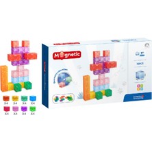 Oyuncak Vitrinim Kutulu 32 Parça Manyetik Oyun Seti Ce Belgeli Süper Kaliteli