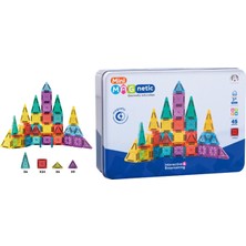 Oyuncak Vitrinim Mini Seyahat Tipi Metal Kutulu 45 Parça Magnet Oyun Seti