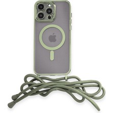 Hsc Bilişim Iphone 14 Kılıf Divo Lazer Askılı Magsafe Kapak - Koyu Yeşil