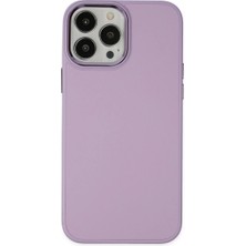 Hsc Bilişim Iphone 13 Kılıf Asya Deri Silikon - Lila