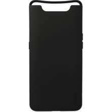 Hsc Bilişim Galaxy A80 Kılıf Nano Içi Kadife Silikon - Siyah