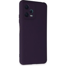 Hsc Bilişim Redmi Note 12 5g Kılıf Nano Içi Kadife Silikon - Mor