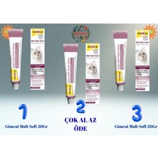 Gimcat Anti-Hairball / Tüy Yumağı Önleyici Malt Soft Extra 20 gr x 3 Adet