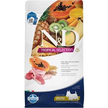 N&D Nd Tropical Selection Kuzu Etli ve Tropikal Meyveli Mini Irk Yetişkin Köpek Maması 1,5kg