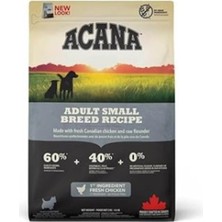 Acana Heritage Adult Small Breed Küçük Irk Tahılsız Yetişkin Köpek Maması 2 kg Az Tahıllı İçerik