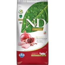 N&D Nd Prime Tahılsız Tavuk ve Narlı Kısırlaştırılmış Kedi Maması 10KG