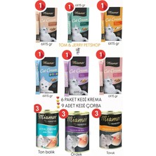 Tom&jerrypetshop-Miamor Kedi Krema KARIŞIK(6X15) 6 Paket/miamor Kedi Çorba Karışık 9 Adet