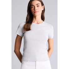 DeFacto Slim Fit Basic Ribana Tişört H1354AX26SM