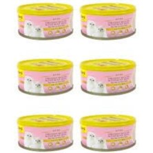 Meo Delite Tahılsız Keçi Sütlü ve Tavuklu Yavru Kedi Konservesi 80 Grx6 Adet