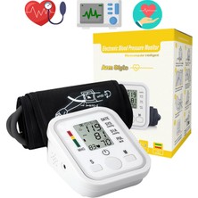 Allians Dijital Kol Tansiyon Aleti, Elektrikli Tonometre, Kalp Atış Hızı ve Nabız Ölçüm