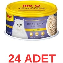 Delite Ton Balıklı Tahılsız Yetişkin Kedi Konservesi 80 gr 24 Adet
