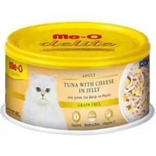 Delite Jöle Içinde Ton Balıklı ve Peynirli Yetişkin Kedi Konservesi 80GR