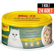 Delite Adult Tuna With Vegetables In Jelly 80 Gram 24'lü