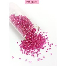 Marsilyan Kesme Cam Boncuk 2mm - 60 Gram - Şeffaf Pembe - BNC382